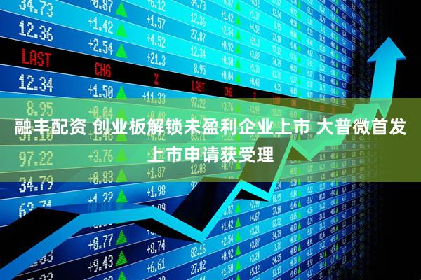 融丰配资 创业板解锁未盈利企业上市 大普微首发上市申请获受理